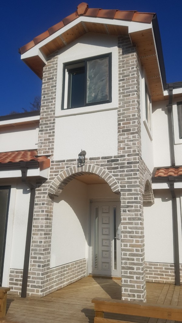 오리지널 청고벽돌타일 청고파벽돌 시공 사례