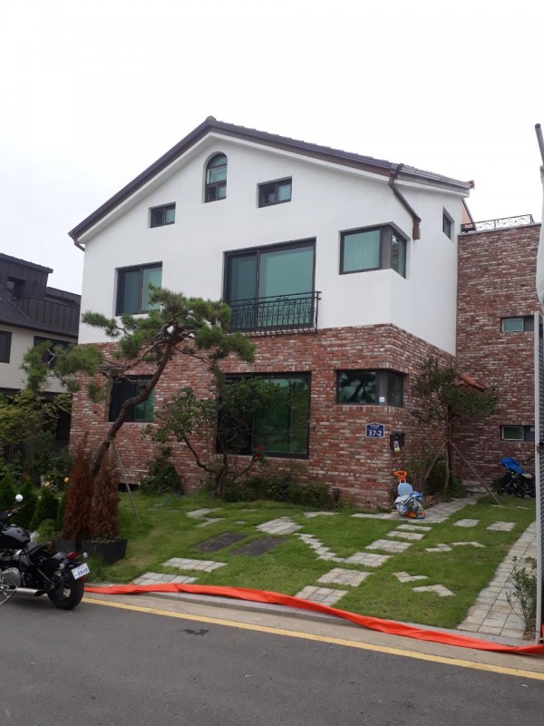 전원주택 적고벽돌타일 시공사례