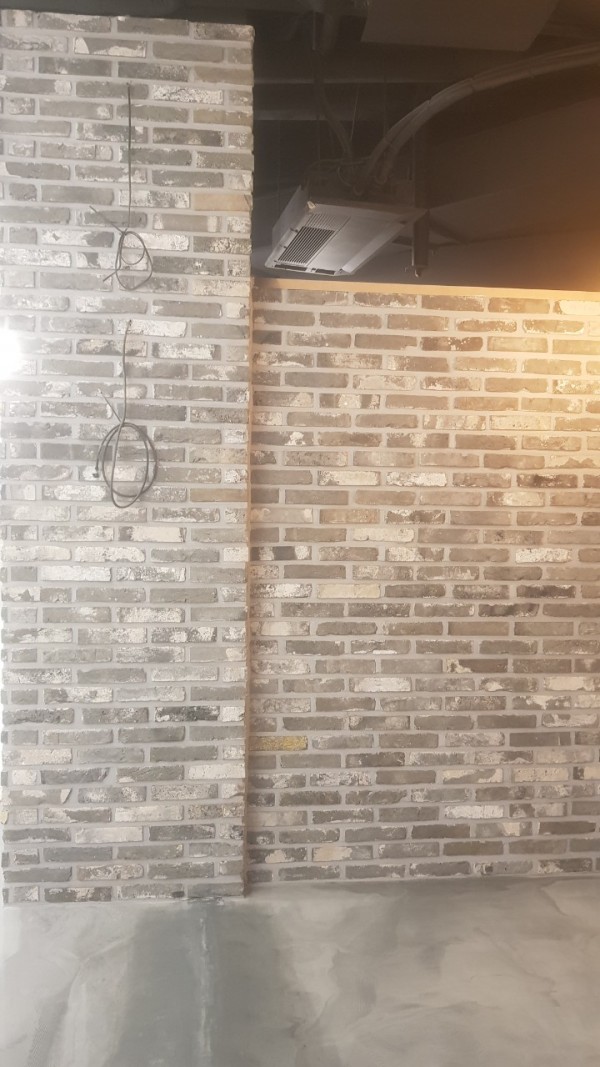 실내 청고벽돌타일 인테리어