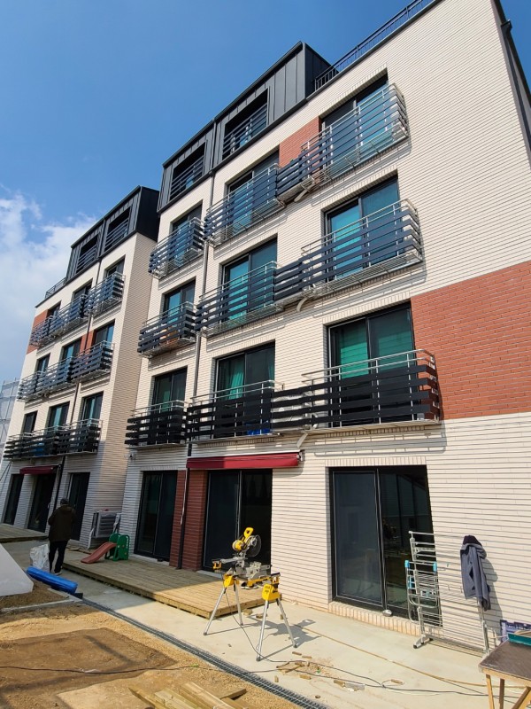 롱브릭점토타일 용인 빌라 시공현장