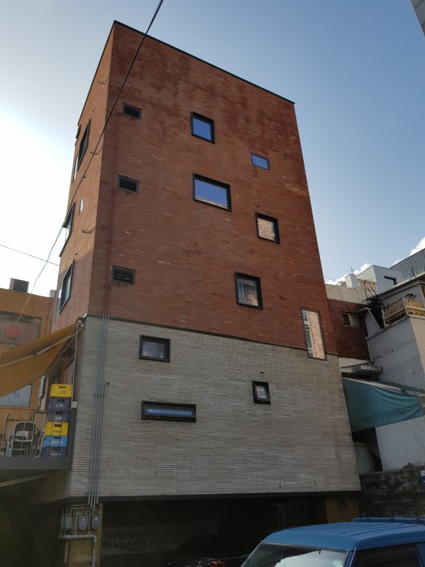 스무스 적고벽돌타일 시공 사례