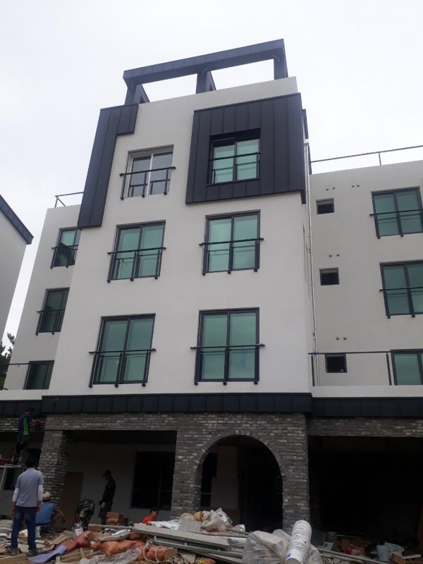 다가구주택 외벽 청고파벽돌 시공 사례