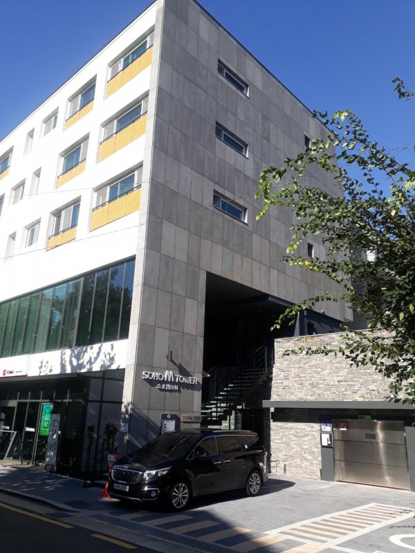 청고벽돌타일과 현무암타일 혼합 시공 사례