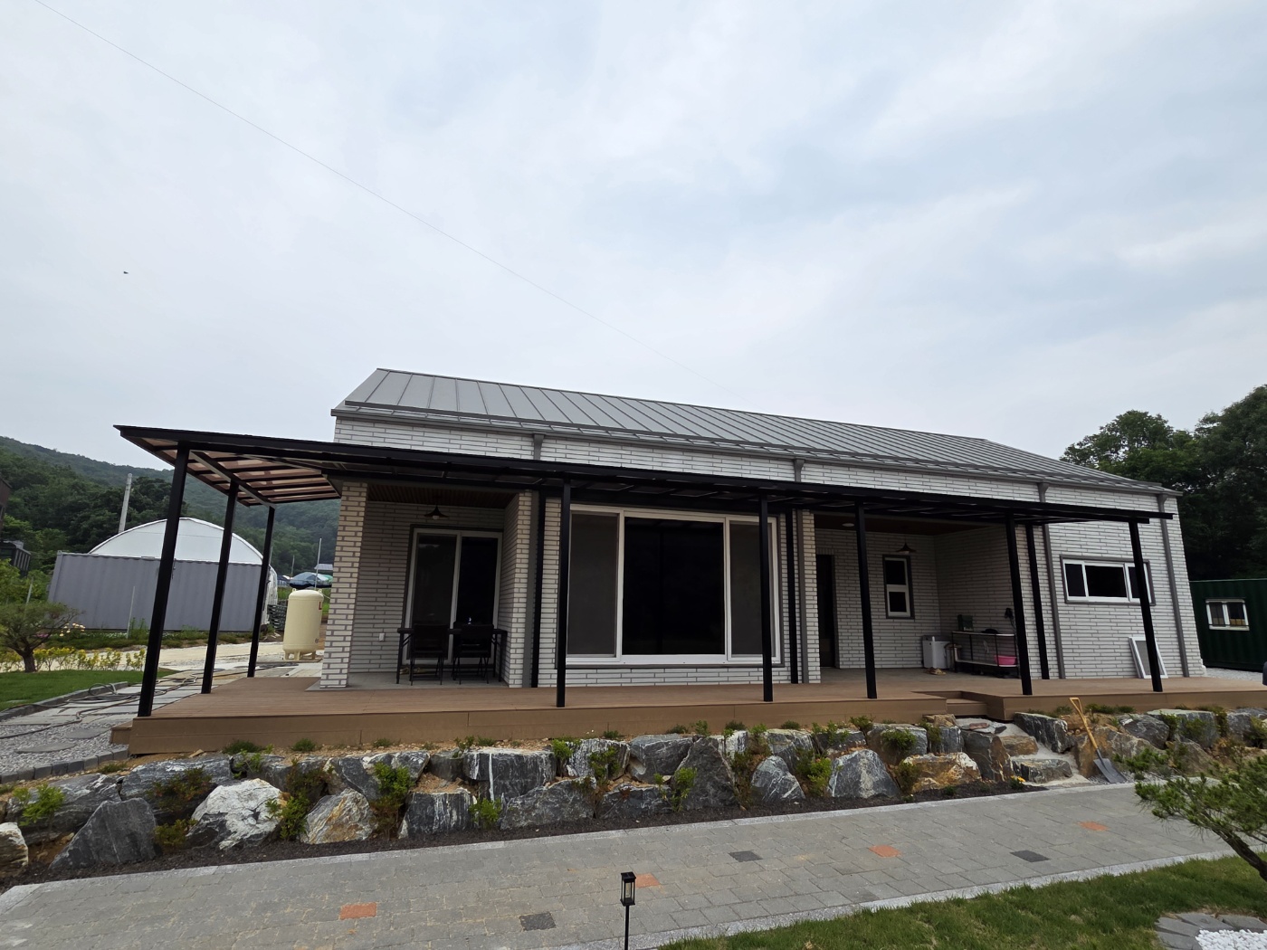 안성 롱브릭타일(백색)